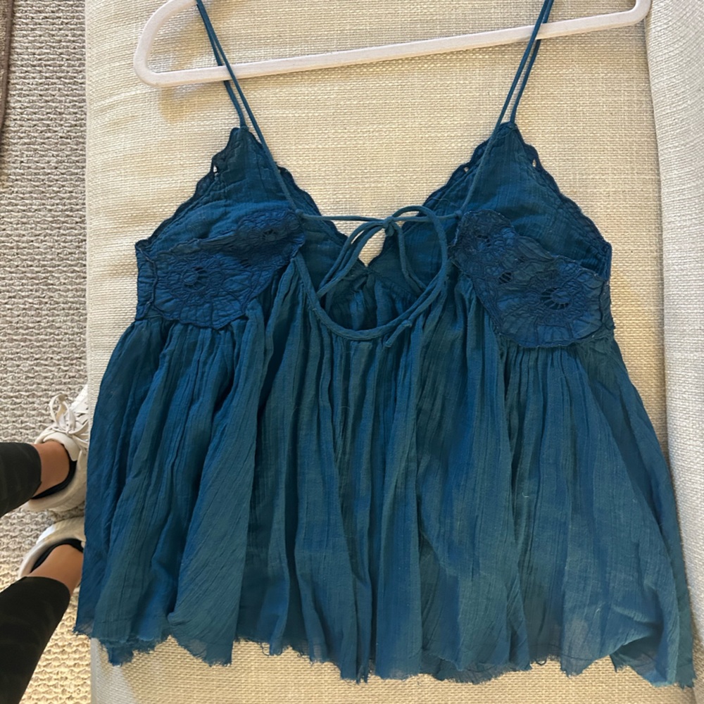 Free People Tie Back Top